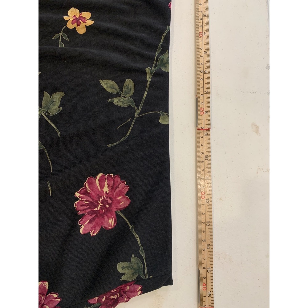 Jaclyn Smith Floral Maxi Skirt XL Cottagecore Vintage Aesthetic Women - Picture 4 of 6